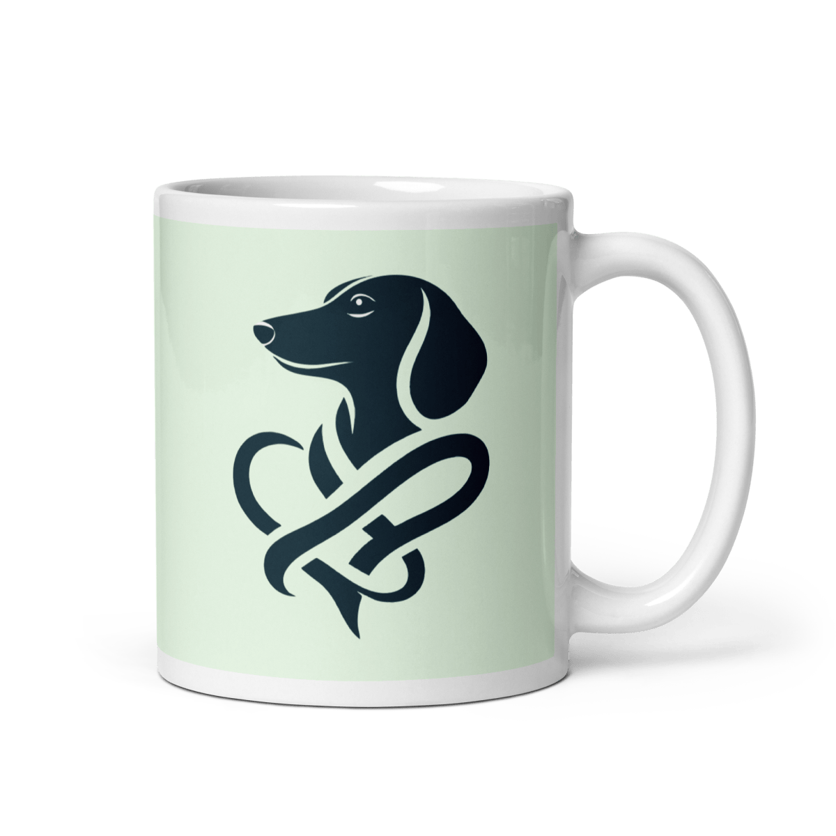 Heart of a Doxie - "Heart of a Doxie!" - Signature Mug (Color: Honeydew) - Coffee Mug - Speak Up 4 Paws