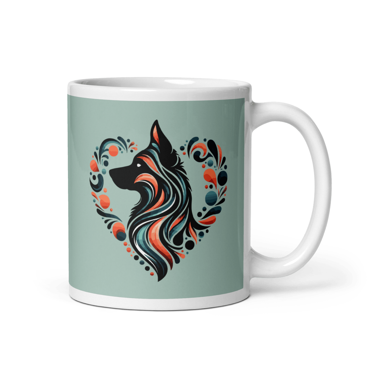 Vibrant Heart - "Vibrant Heart. Warm Brews." - Signature Mug (Color: Opal) - Coffee Mug - Speak Up 4 Paws