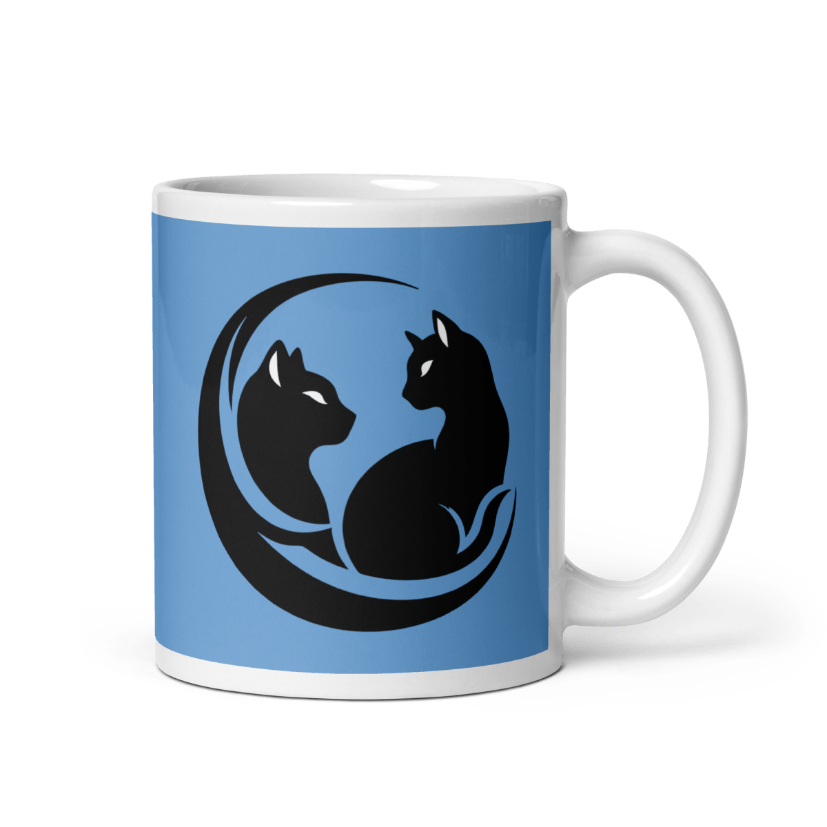 Whiskered Harmony - "Whiskered Harmony. Purr - fect Baance." - Signature Mug (Color: Jordy Blue) - Coffee Mug - Speak Up 4 Paws