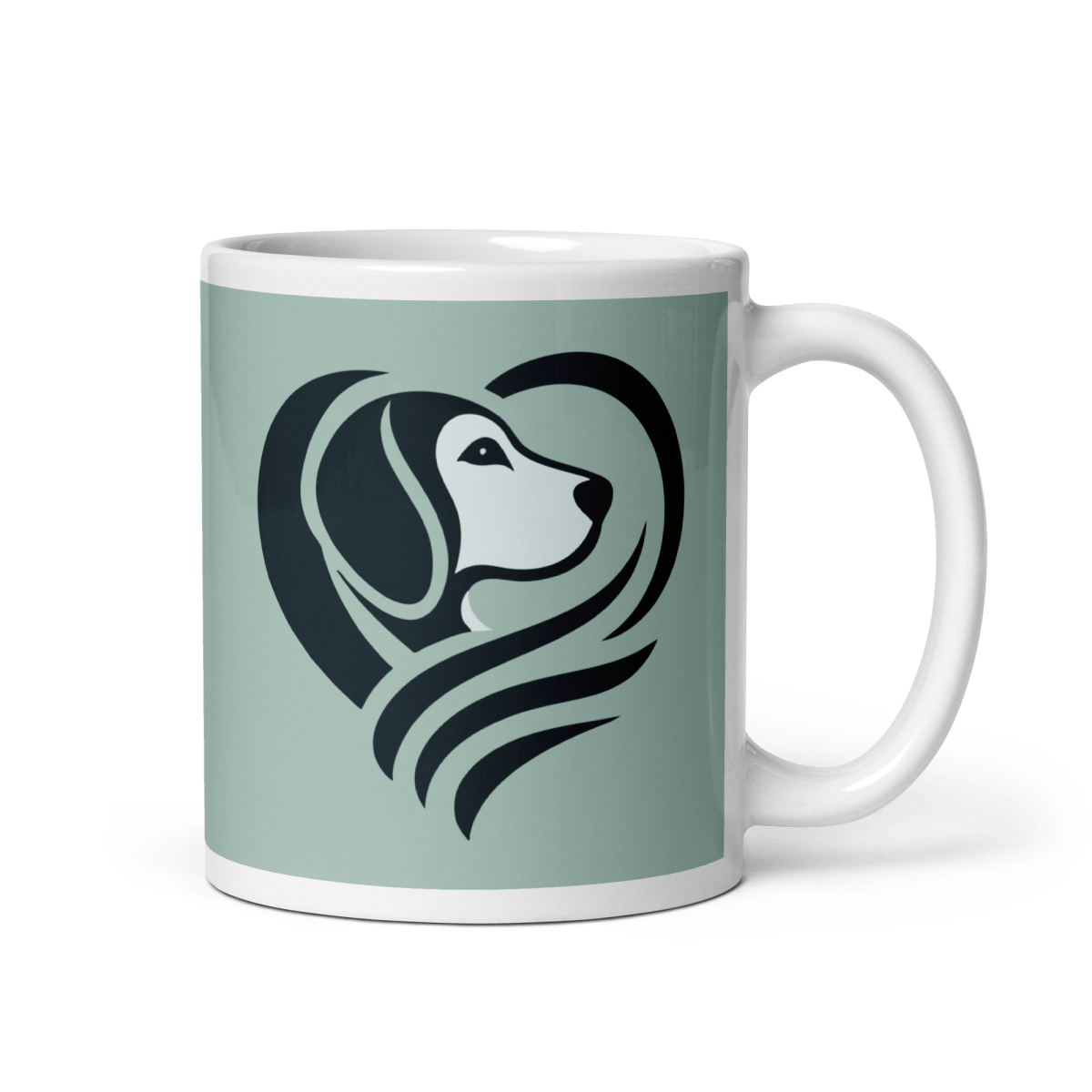 Heartfelt Beagle "Hot Coffee. Cold Nose. Happy Heart." - Signature Mug (Color: Opal) - Coffee Mug - Speak Up 4 Paws