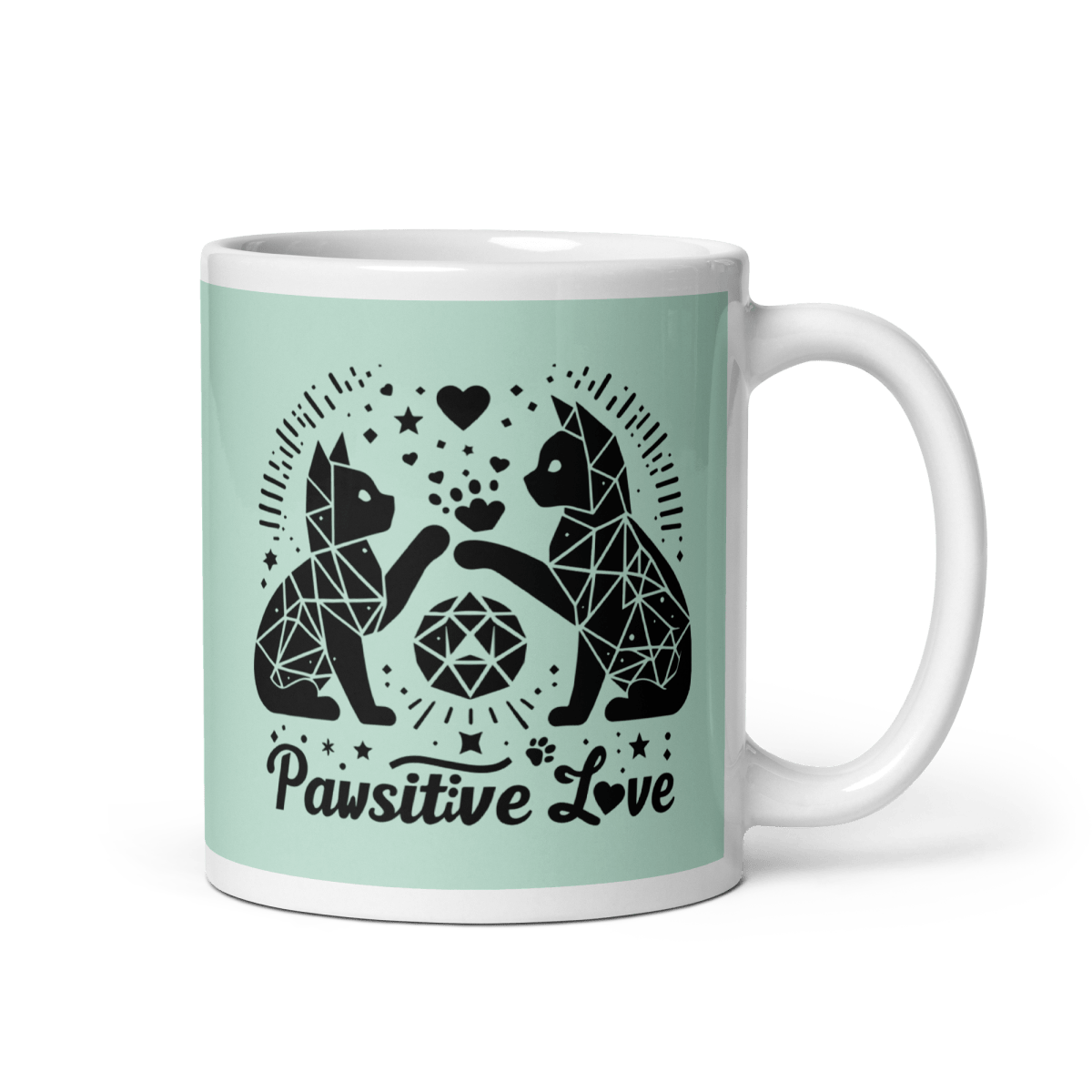 "Stay balanced. Stay pawsitive." - Mug - Coffee Mug - Speak Up 4 Paws