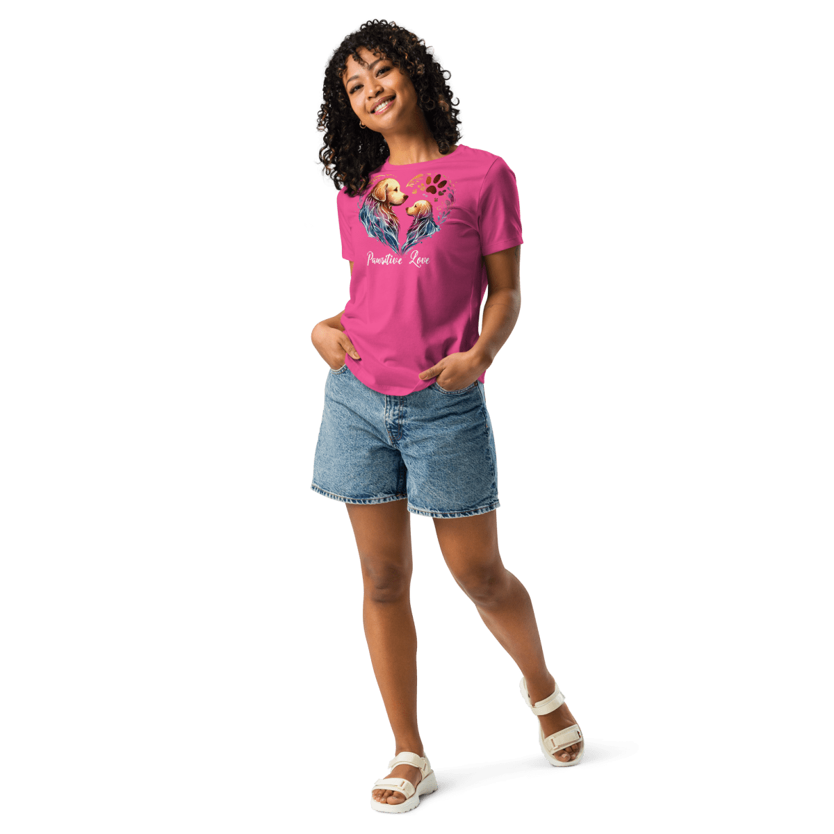 Golden Bond - Women’s Relaxed Tee - Womens Relaxed Tee - Speak Up 4 Paws