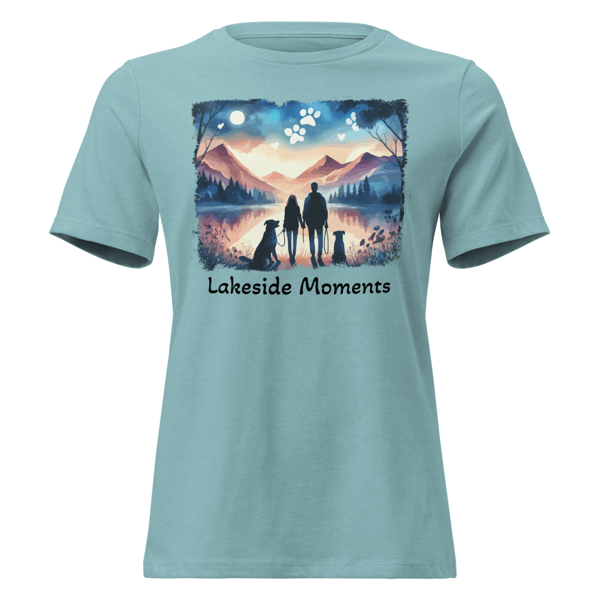 Lakeside Moments - Women's Relaxed Tee - Womens Relaxed Tee - Speak Up 4 Paws
