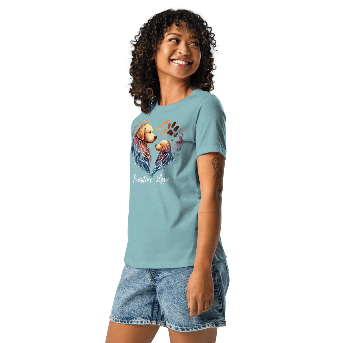 Golden Bond - Women’s Relaxed Tee - Womens Relaxed Tee - Speak Up 4 Paws