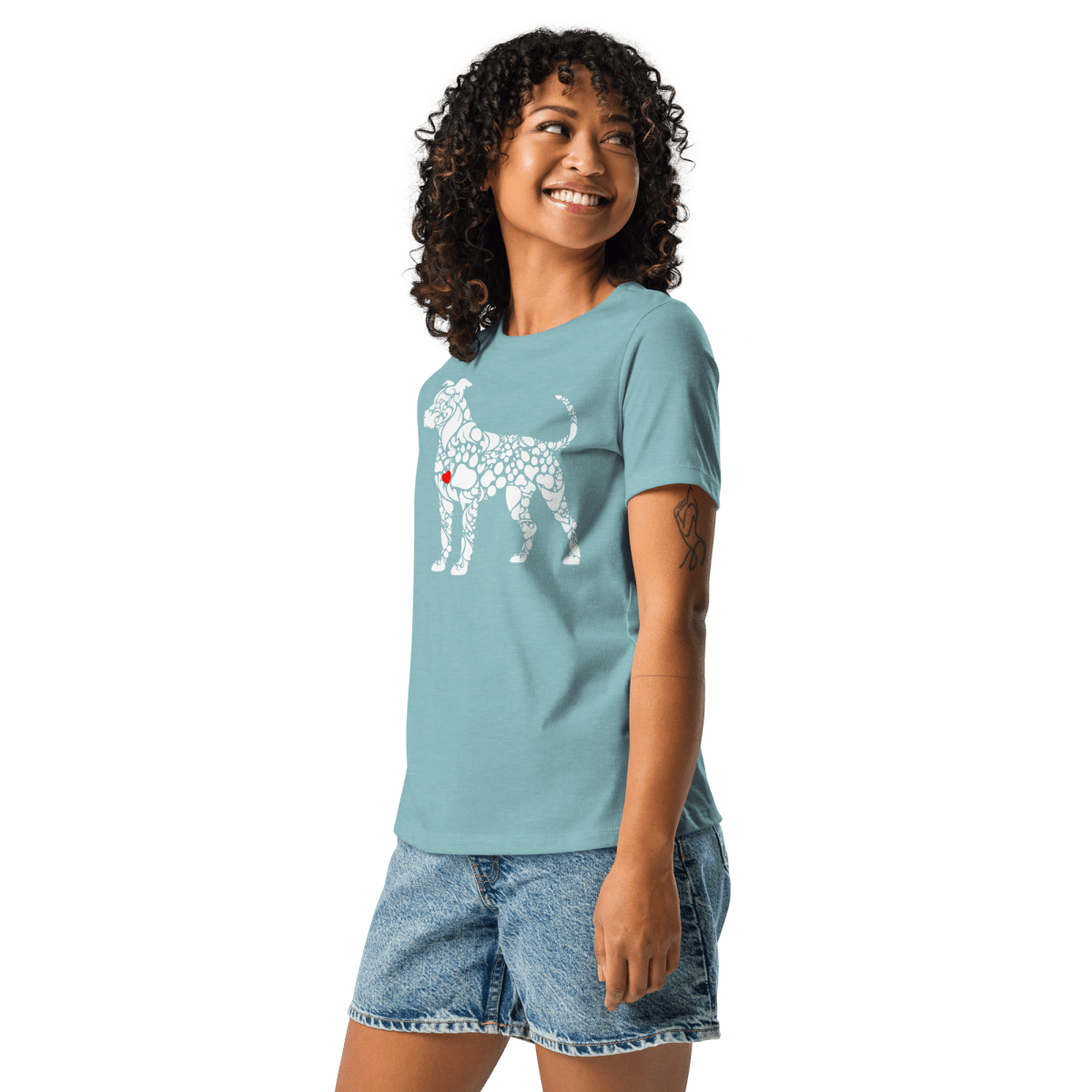 Paws of Loyalty - Women's Relaxed Tee - Womens Relaxed Tee - Speak Up 4 Paws
