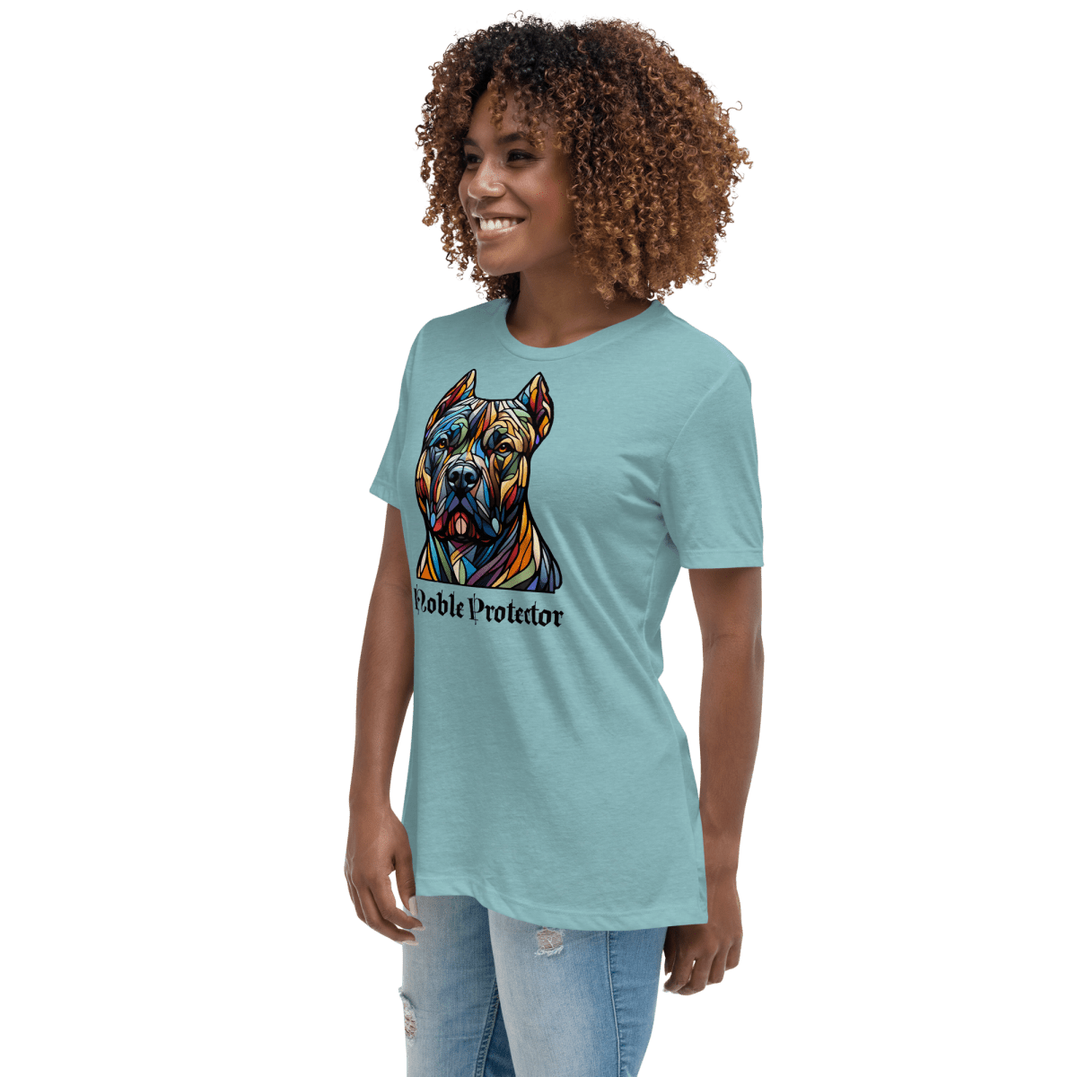 Noble Protector - Women’s Relaxed Tee - Womens Relaxed Tee - Speak Up 4 Paws