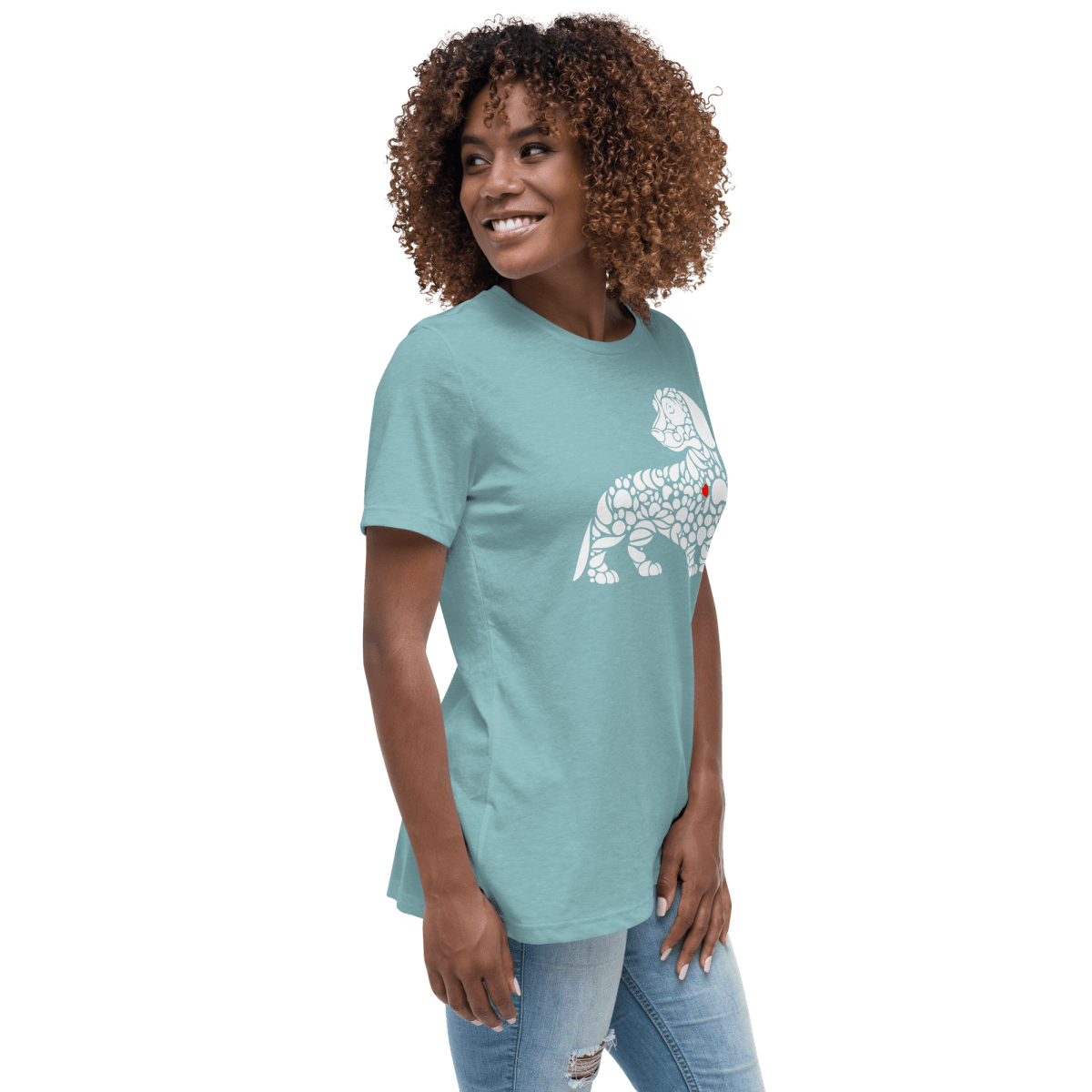 Pawfect Doxie - Women’s Relaxed Tee - Womens Relaxed Tee - Speak Up 4 Paws