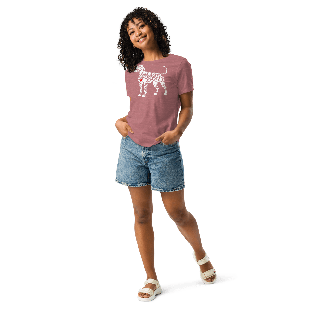 Paws of Loyalty - Women's Relaxed Tee - Womens Relaxed Tee - Speak Up 4 Paws