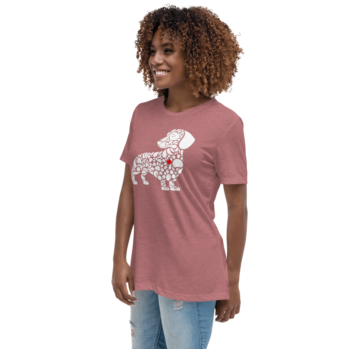 Pawfect Doxie - Women’s Relaxed Tee - Womens Relaxed Tee - Speak Up 4 Paws