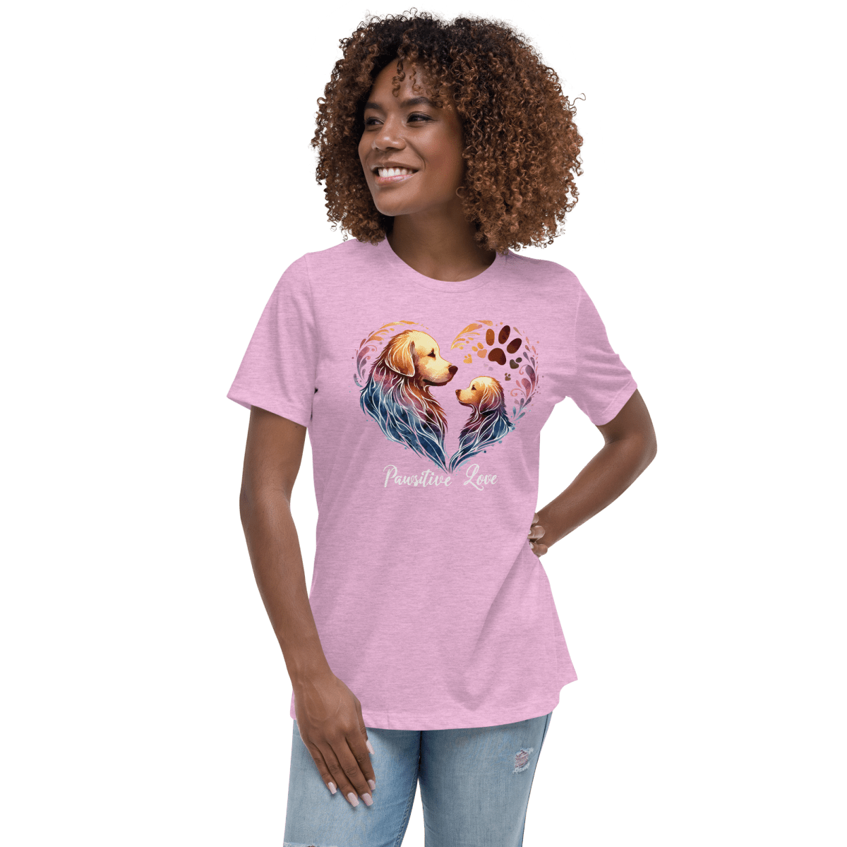 Golden Bond - Women’s Relaxed Tee - Womens Relaxed Tee - Speak Up 4 Paws