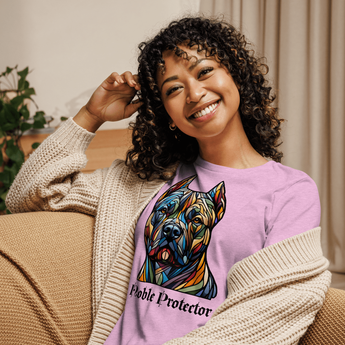 Noble Protector - Women’s Relaxed Tee - Womens Relaxed Tee - Speak Up 4 Paws