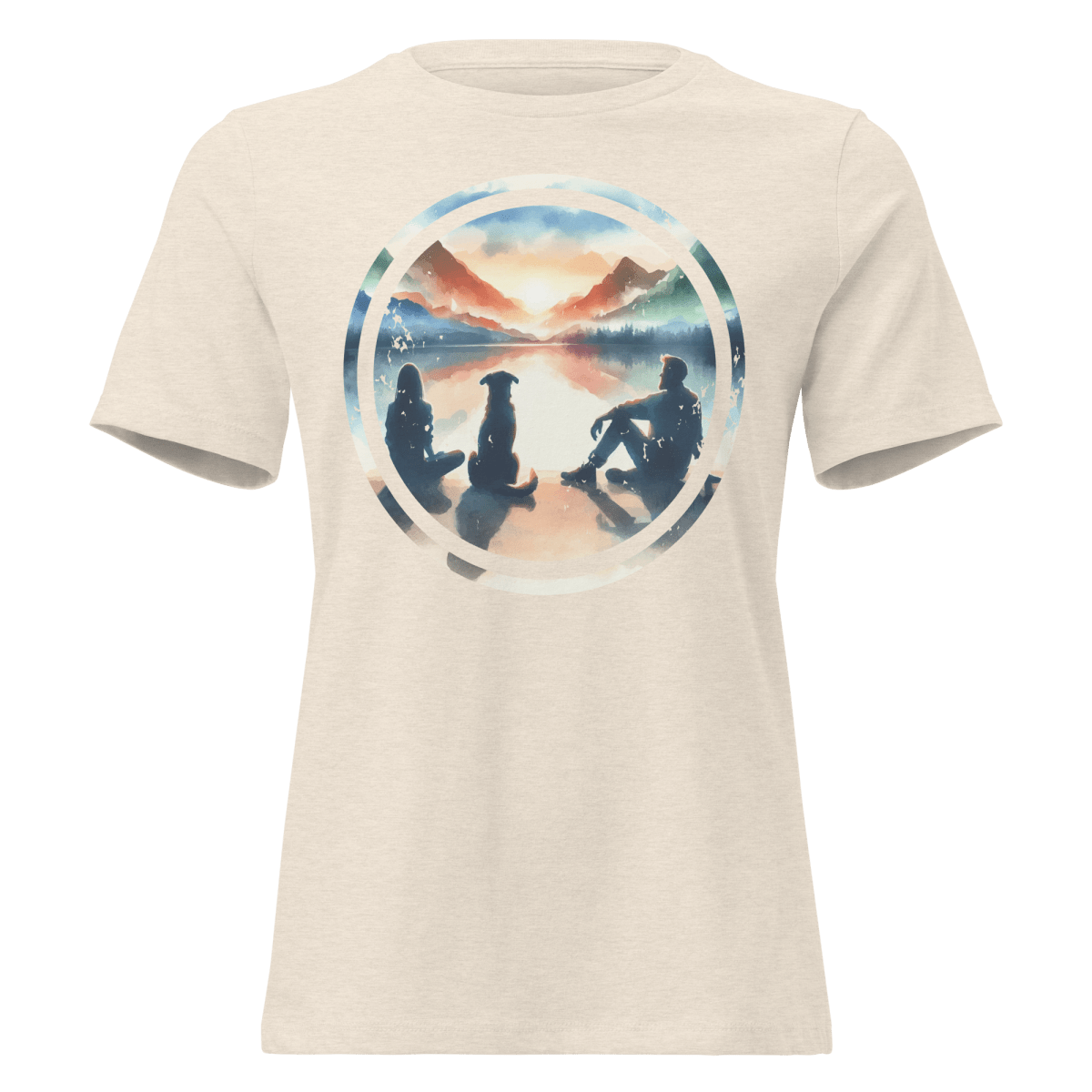 Sunset Reflections - Women's Relaxed Tee - Womens Relaxed Tee - Speak Up 4 Paws