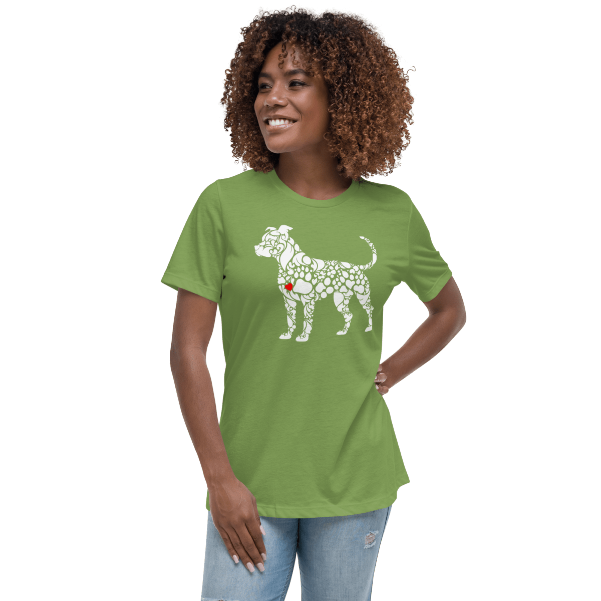Paws of Loyalty - Women's Relaxed Tee - Womens Relaxed Tee - Speak Up 4 Paws