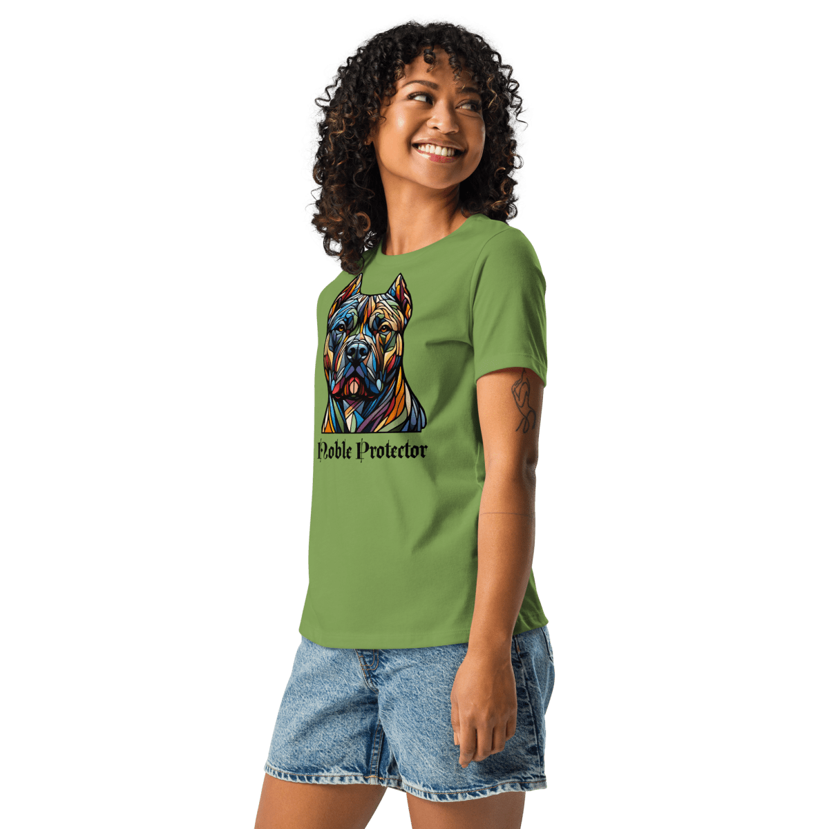 Noble Protector - Women’s Relaxed Tee - Womens Relaxed Tee - Speak Up 4 Paws