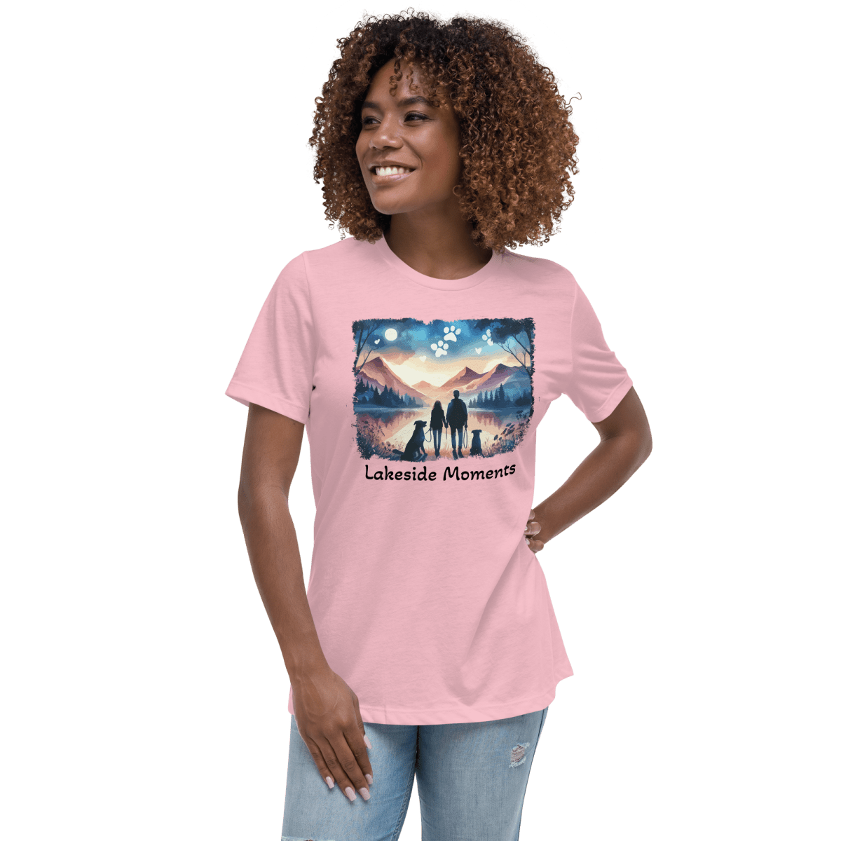 Lakeside Moments - Women's Relaxed Tee - Womens Relaxed Tee - Speak Up 4 Paws