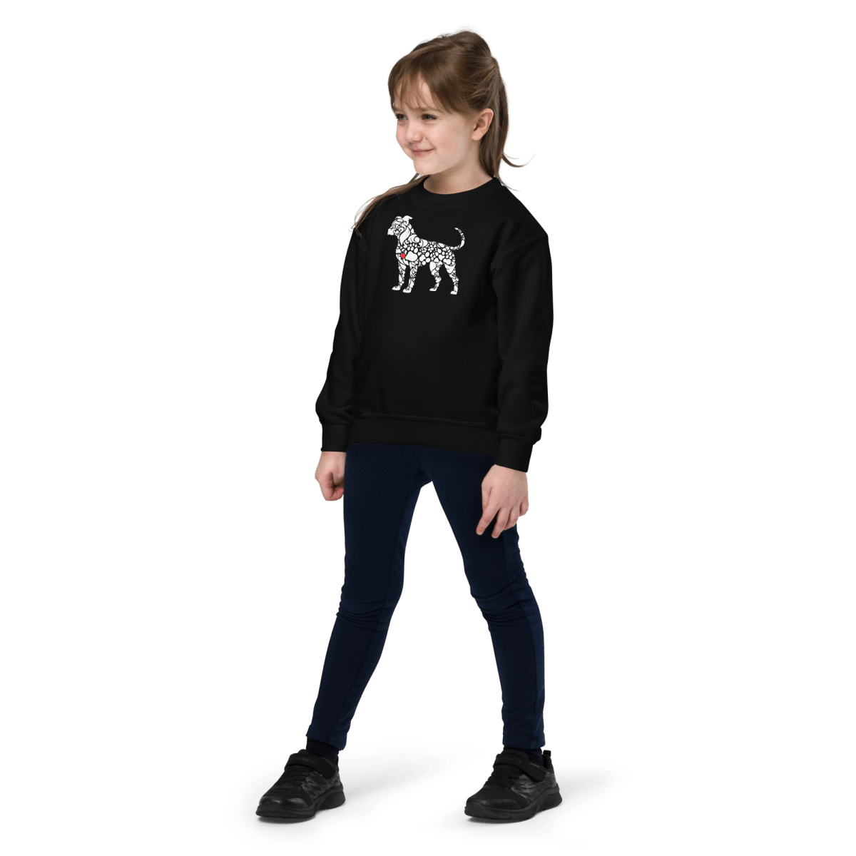Paws of Loyalty - Youth Sweatshirt - Youth Sweatshirt - Speak Up 4 Paws