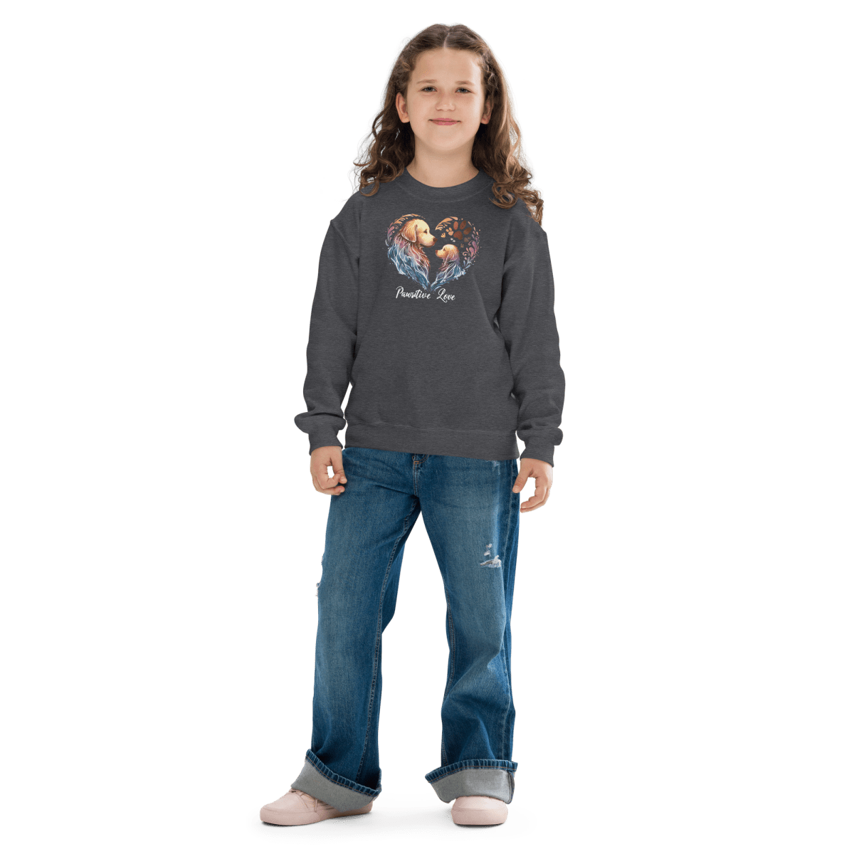 Golden Bond - Youth Sweatshirt - Youth Sweatshirt - Speak Up 4 Paws
