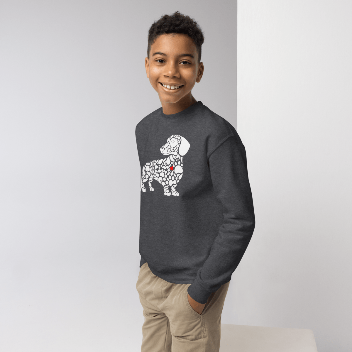 Pawfect Doxie - Youth Sweatshirt - Youth Sweatshirt - Speak Up 4 Paws