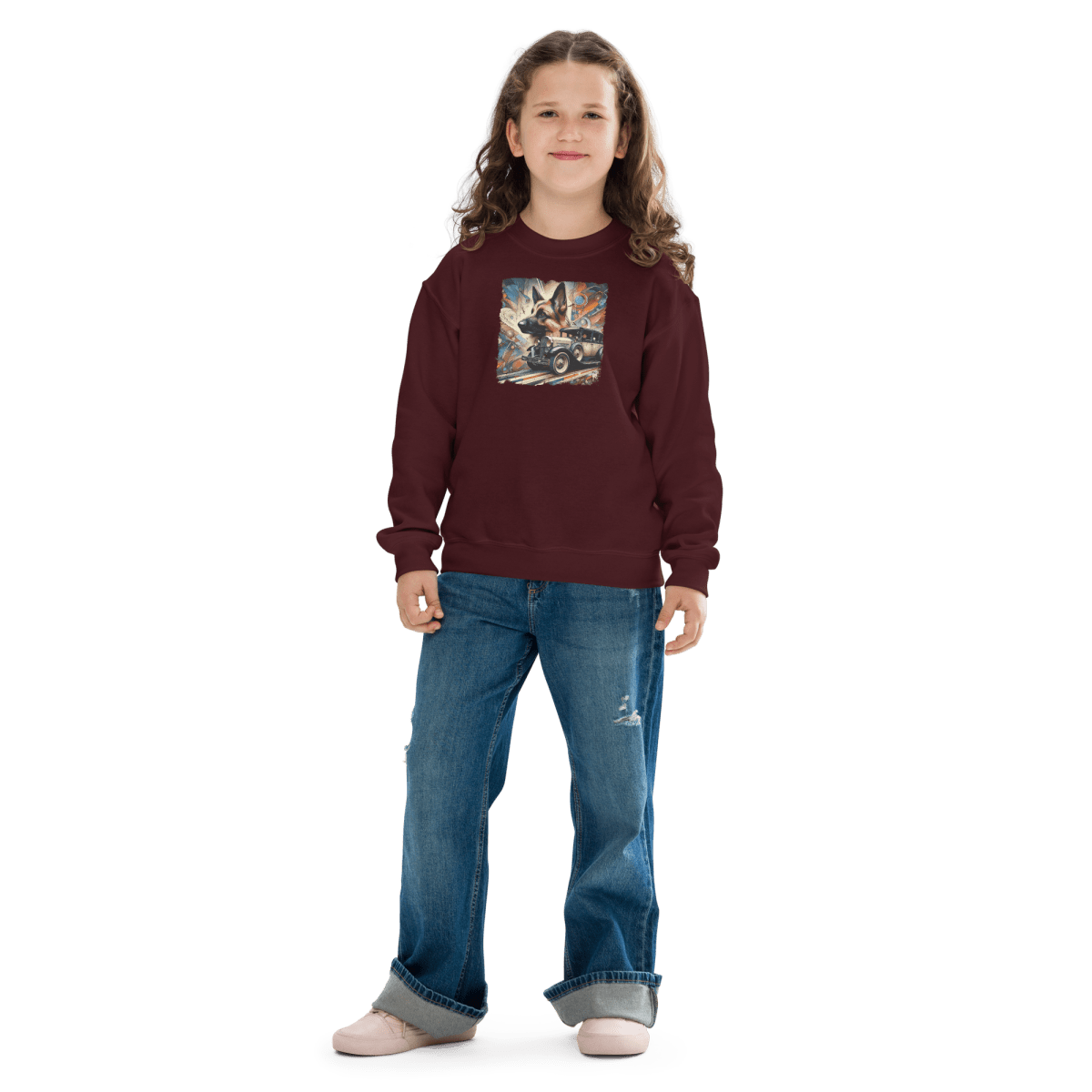Canine Cruiser - Youth Sweatshirt - Youth Sweatshirt - Speak Up 4 Paws