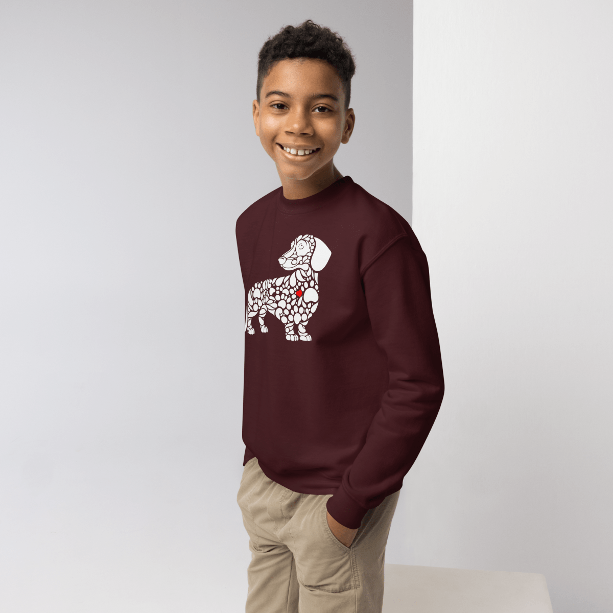 Pawfect Doxie - Youth Sweatshirt - Youth Sweatshirt - Speak Up 4 Paws