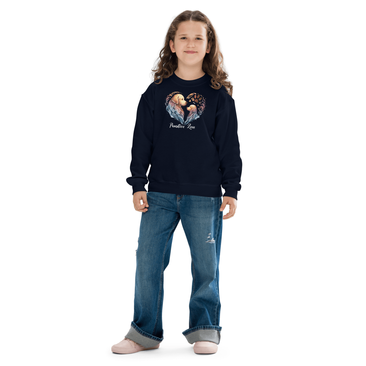 Golden Bond - Youth Sweatshirt - Youth Sweatshirt - Speak Up 4 Paws