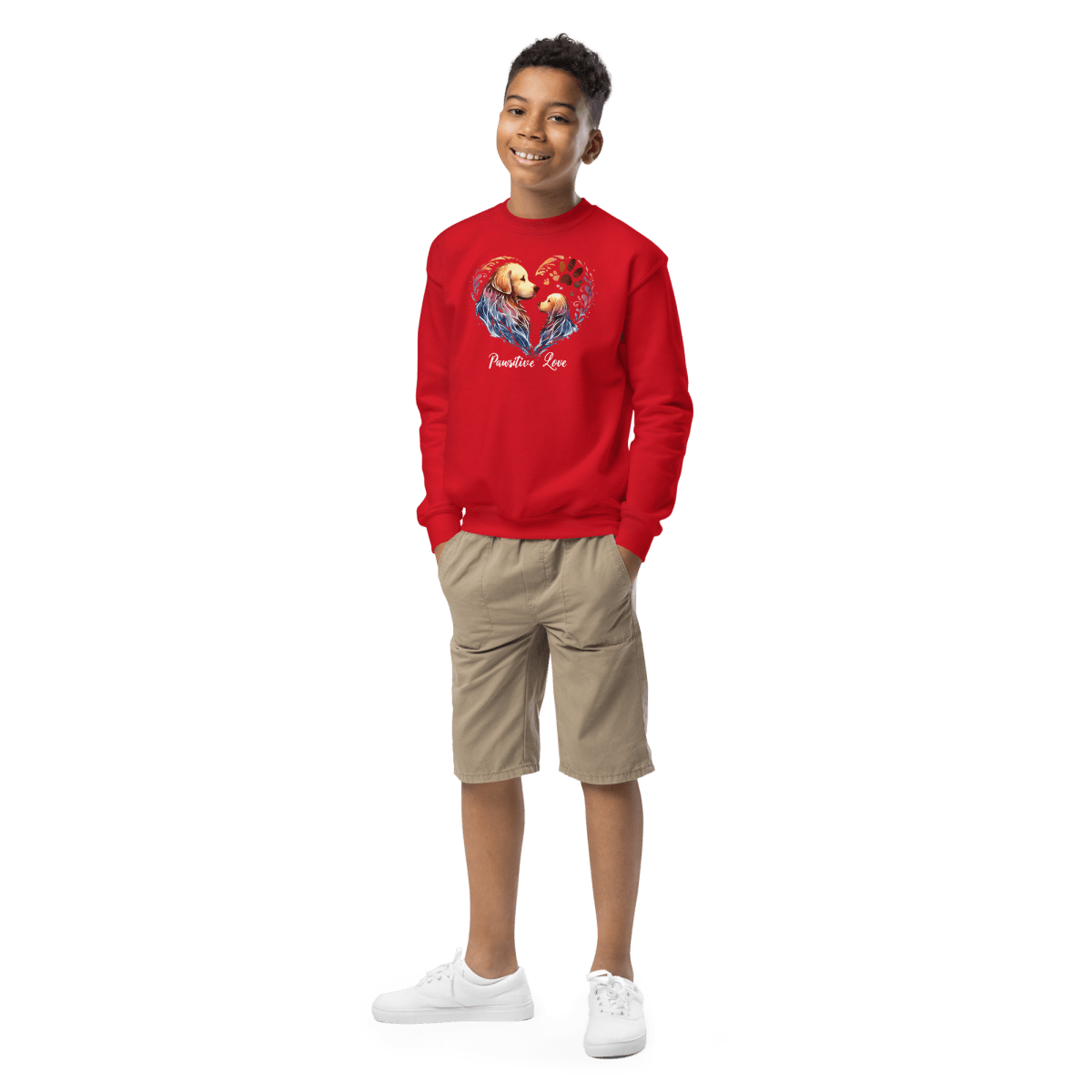 Golden Bond - Youth Sweatshirt - Youth Sweatshirt - Speak Up 4 Paws