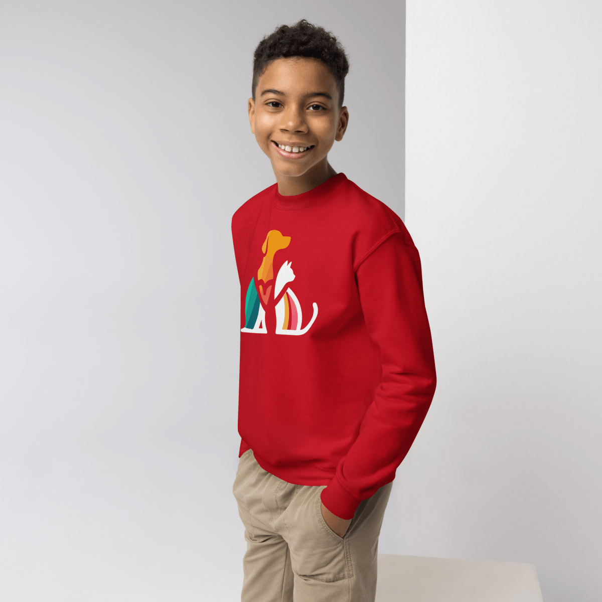 Unity Paws - Youth Sweatshirt - Youth Sweatshirt - Speak Up 4 Paws