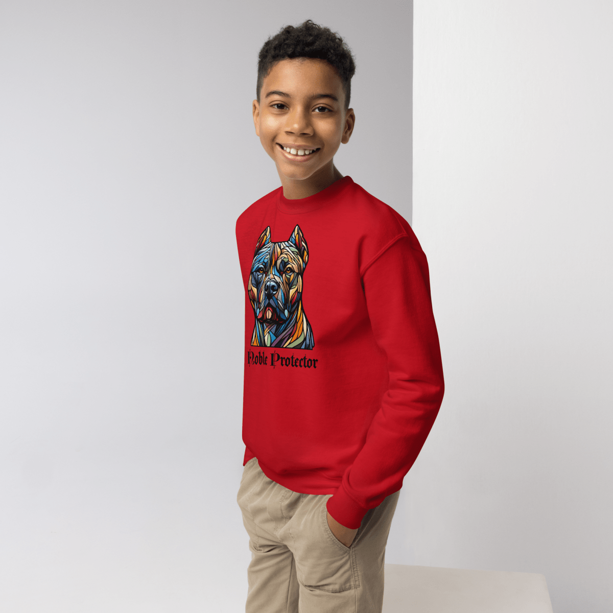 Noble Protector - Youth Sweatshirt - Youth Sweatshirt - Speak Up 4 Paws