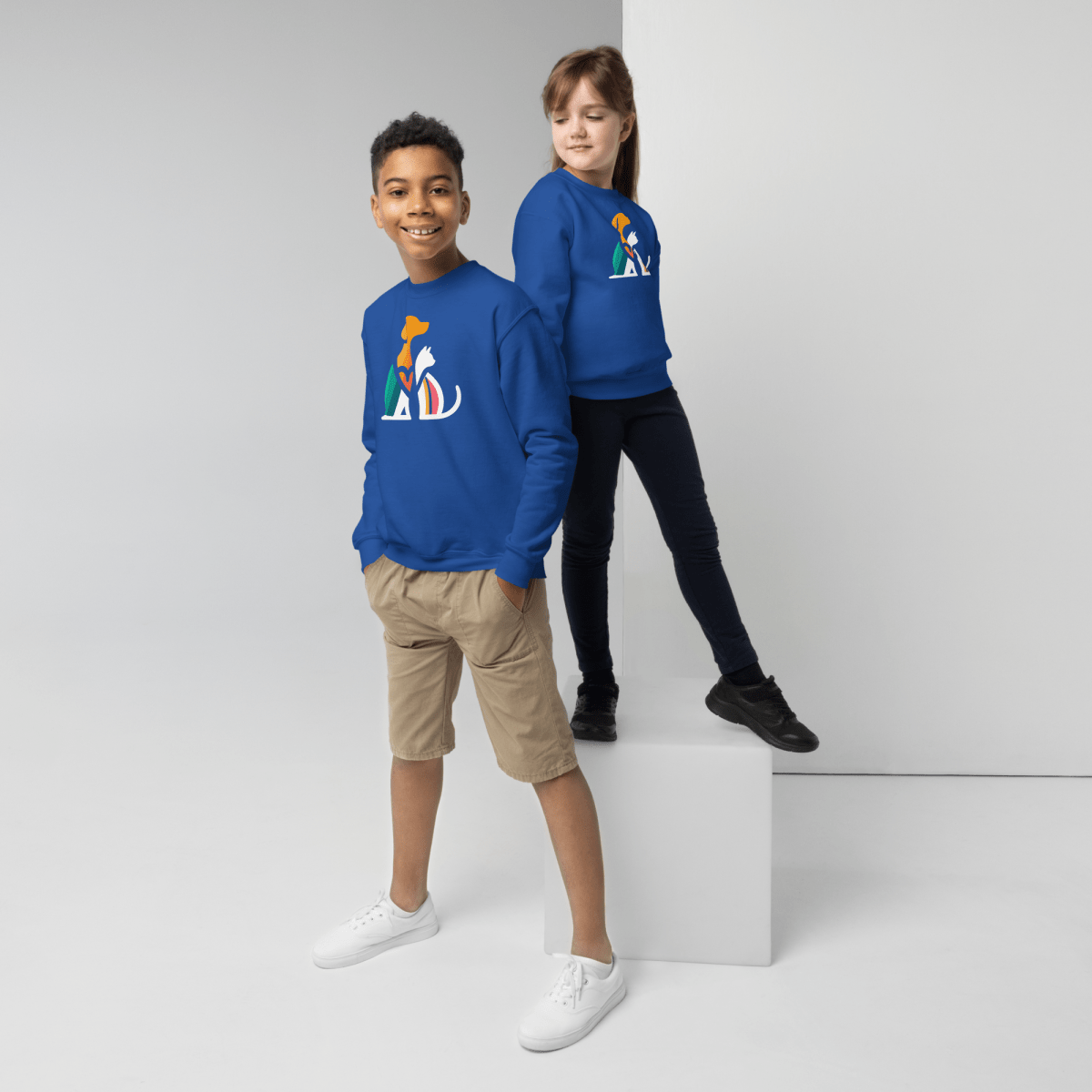 Unity Paws - Youth Sweatshirt - Youth Sweatshirt - Speak Up 4 Paws