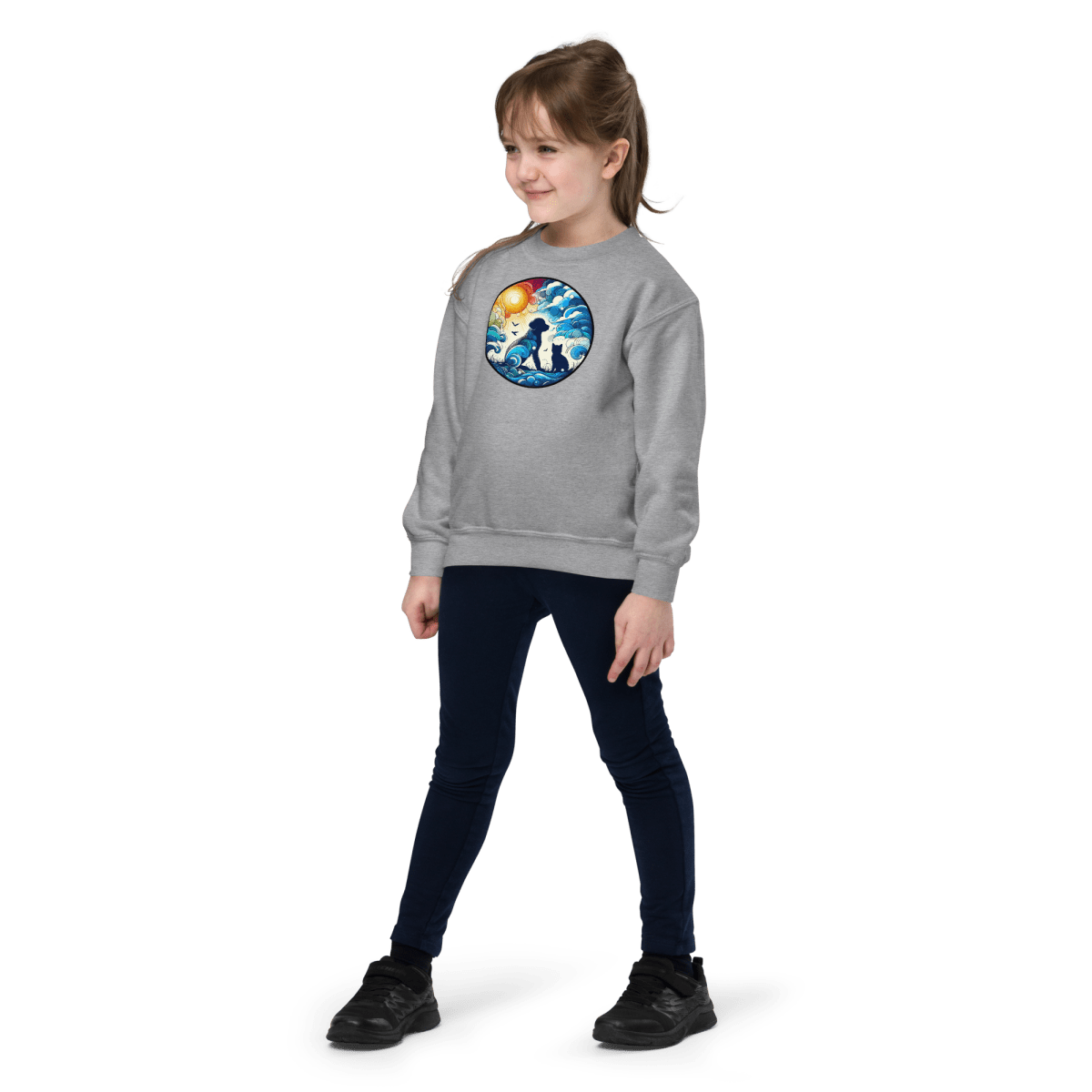 Sun - Kissed Bond - Youth Sweatshirt - Youth Sweatshirt - Speak Up 4 Paws