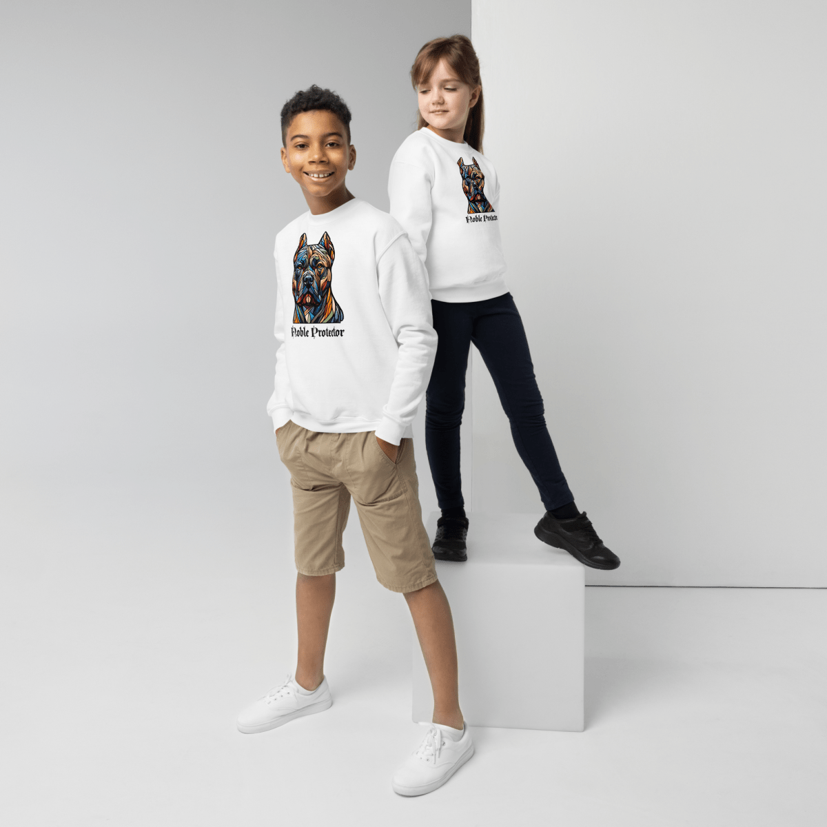 Noble Protector - Youth Sweatshirt - Youth Sweatshirt - Speak Up 4 Paws