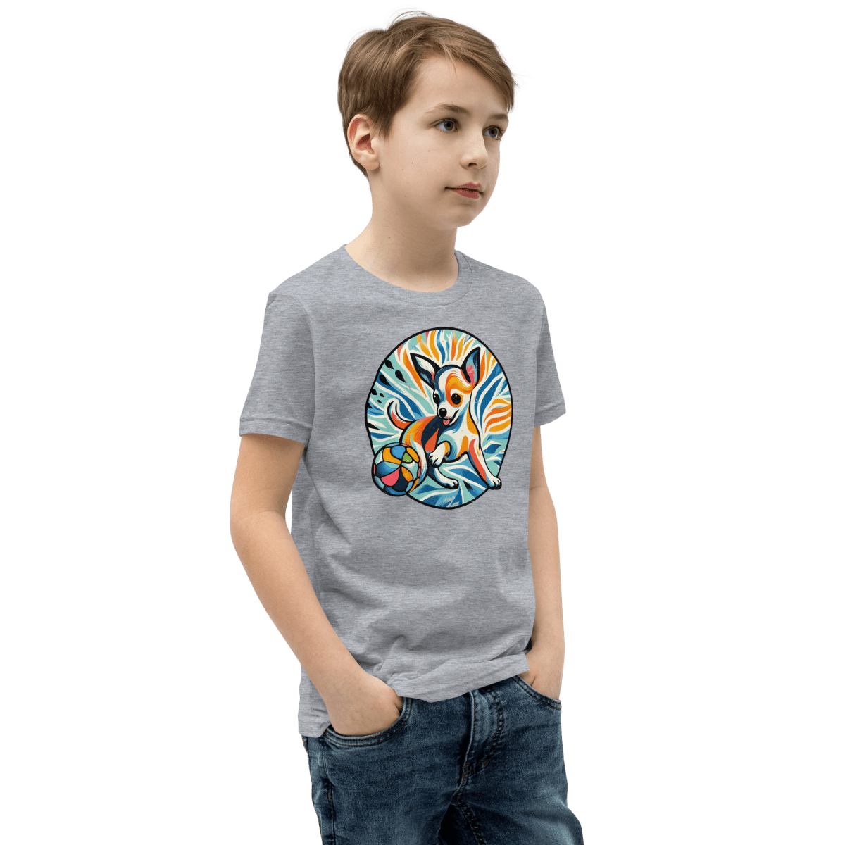 Chihuahuas Playful Dance - Youth Signature Tee - Youth Tee - Speak Up 4 Paws
