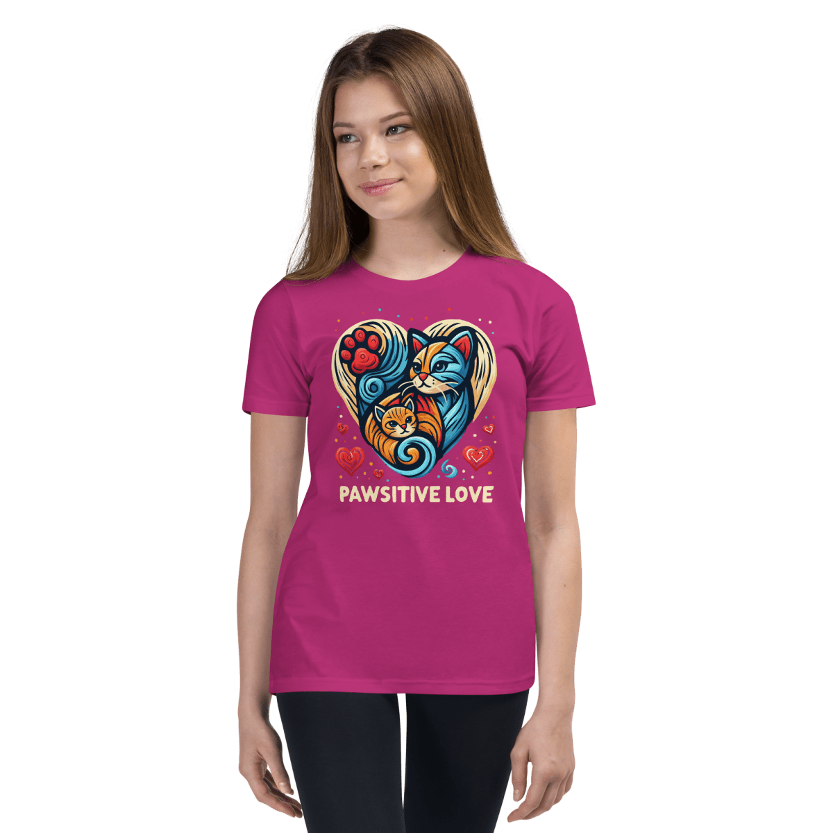 Feline Harmony - Youth Signature Tee - Youth Tee - Speak Up 4 Paws