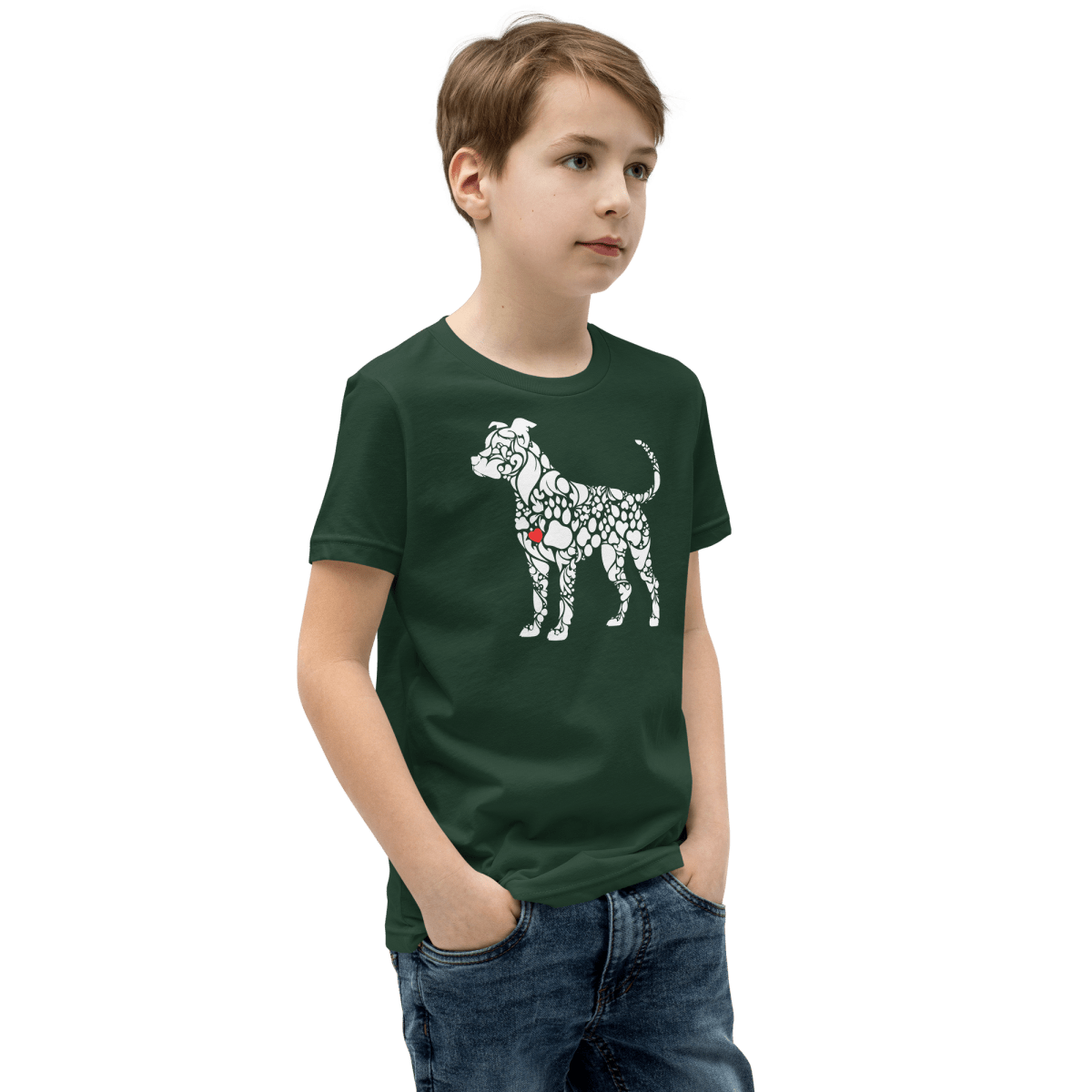 Paws of Loyalty - Youth Signature Tee - Youth Tee - Speak Up 4 Paws