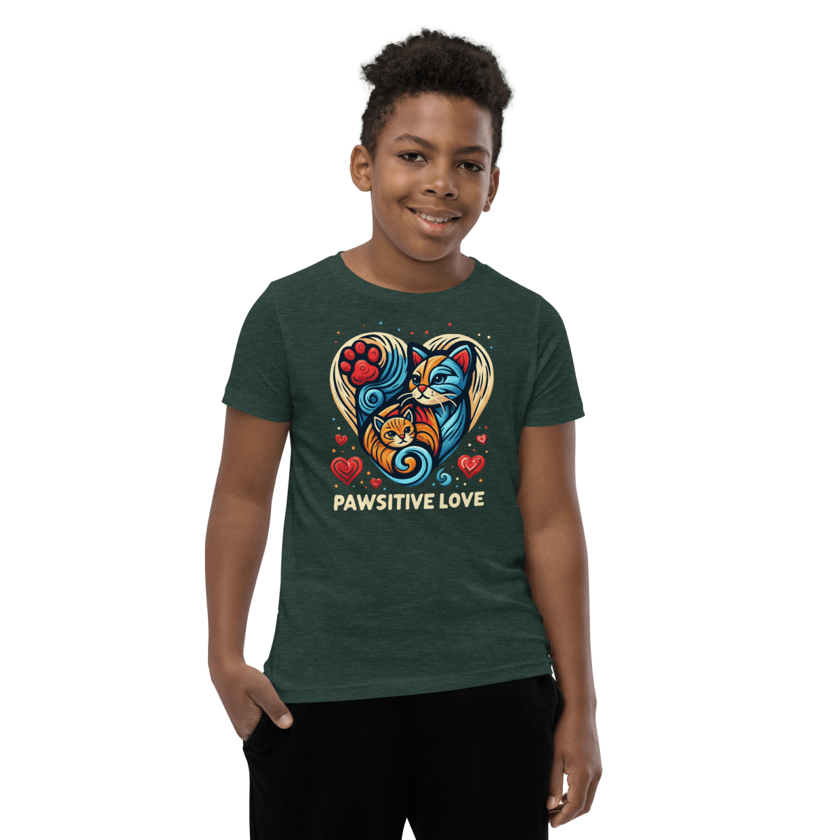 Feline Harmony - Youth Signature Tee - Youth Tee - Speak Up 4 Paws