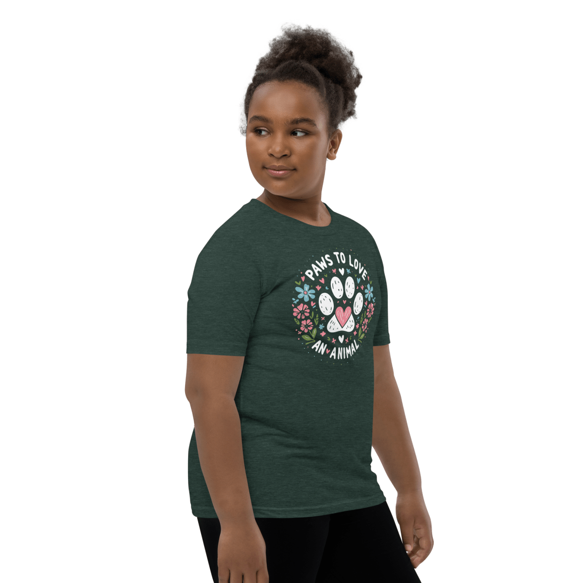 Circle of Pawsitivity - Youth Signature Tee - Youth Tee - Speak Up 4 Paws
