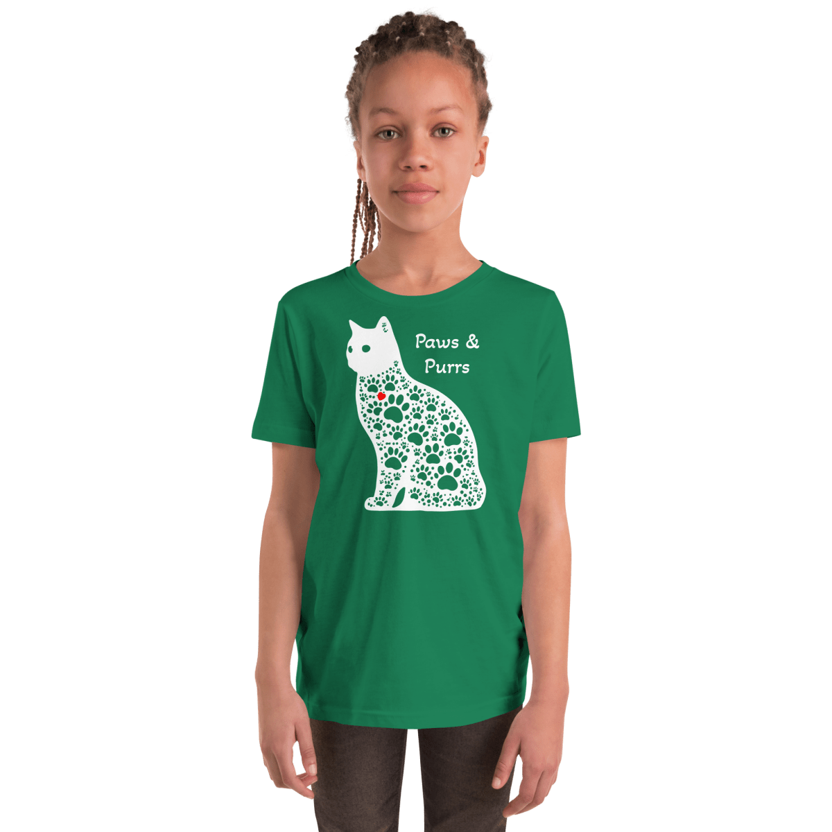 Paws and Purrs - Youth Signature Tee - Youth Tee - Speak Up 4 Paws