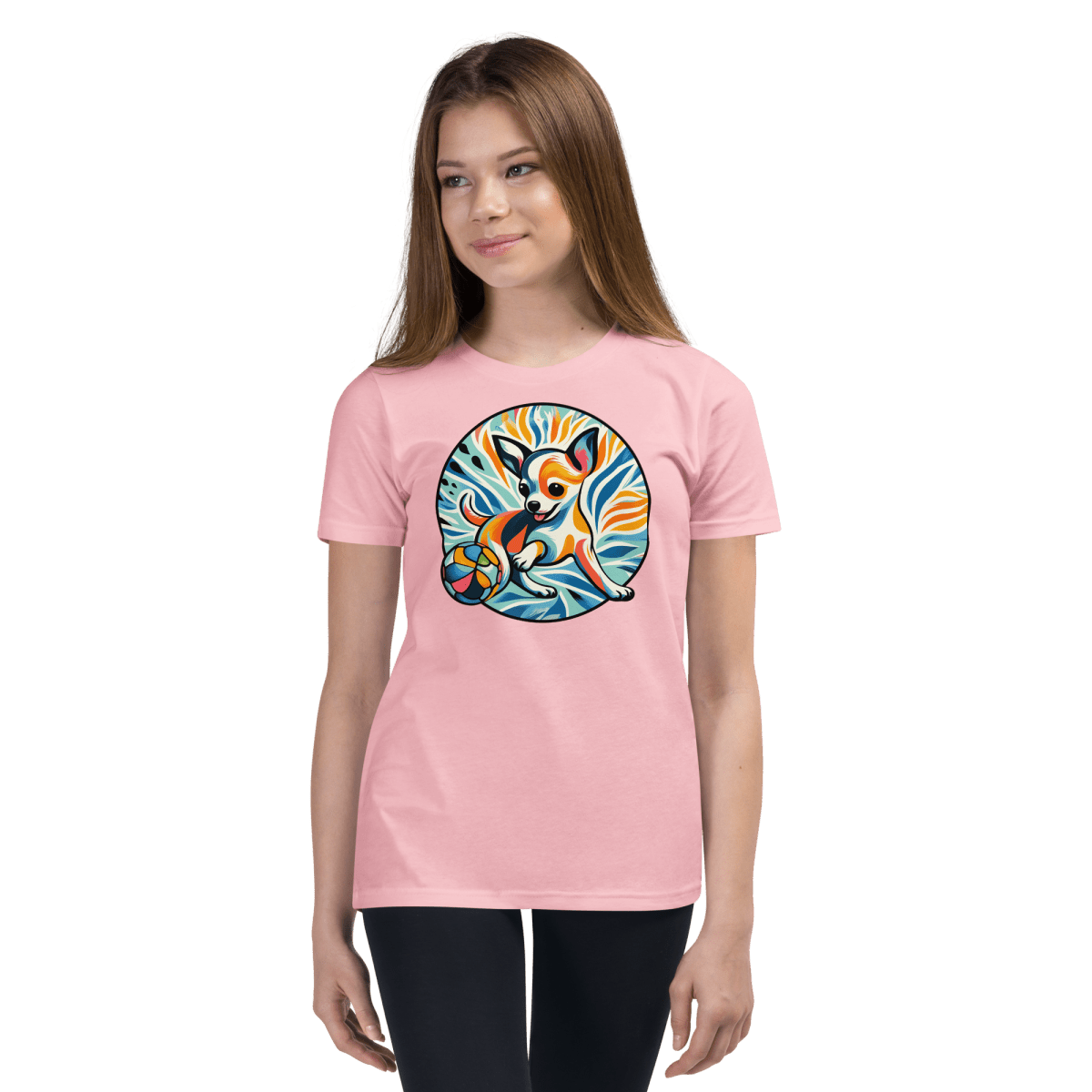 Chihuahuas Playful Dance - Youth Signature Tee - Youth Tee - Speak Up 4 Paws
