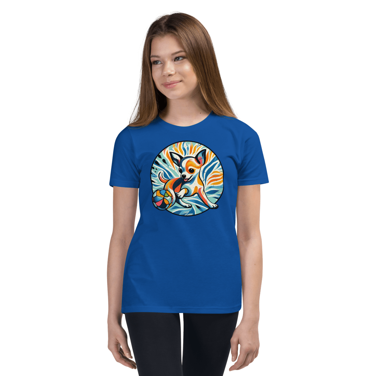Chihuahuas Playful Dance - Youth Signature Tee - Youth Tee - Speak Up 4 Paws