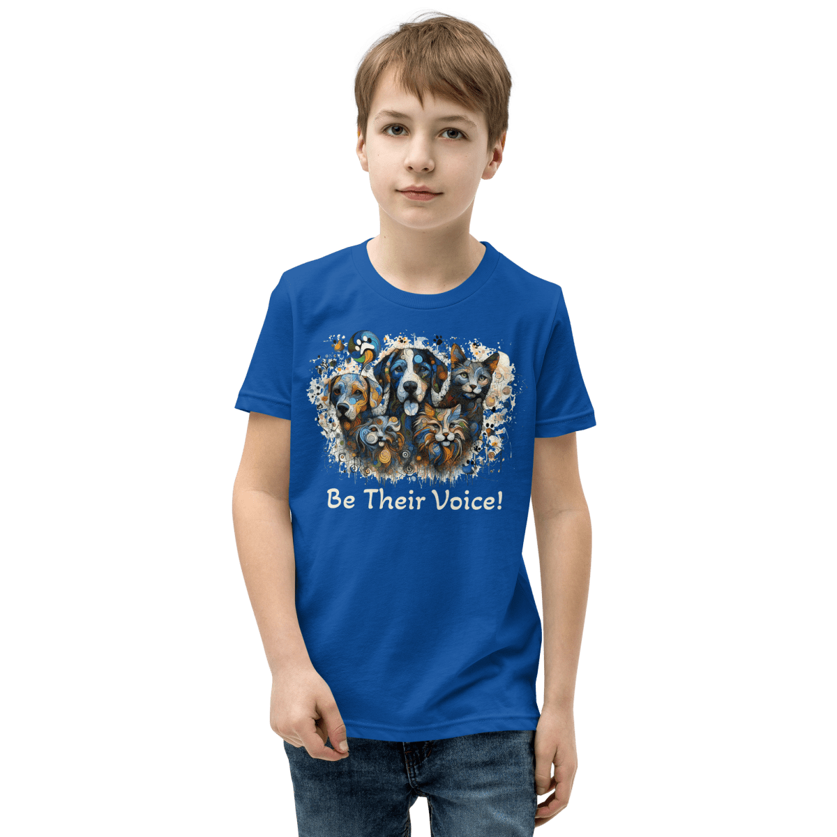 Be Their Voice - Youth Signature Tee - Youth Tee - Speak Up 4 Paws