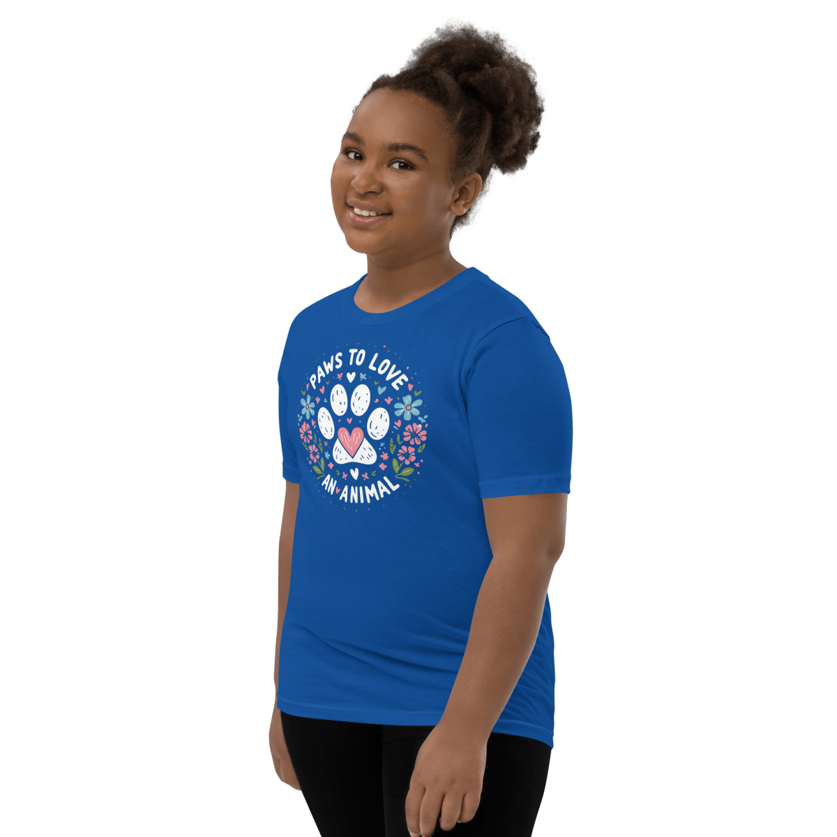 Circle of Pawsitivity - Youth Signature Tee - Youth Tee - Speak Up 4 Paws