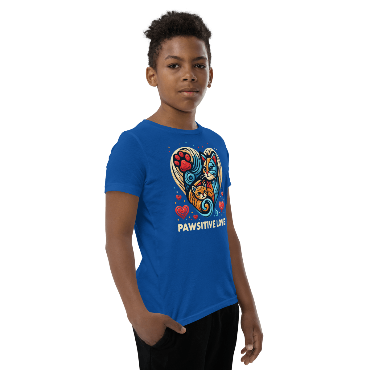 Feline Harmony - Youth Signature Tee - Youth Tee - Speak Up 4 Paws