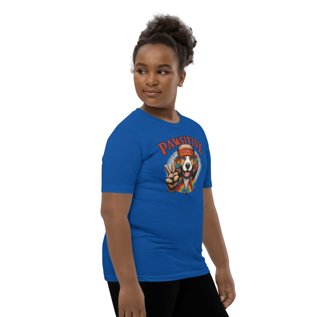 Groovy Canine Vibes - Youth Signature Tee - Youth Tee - Speak Up 4 Paws