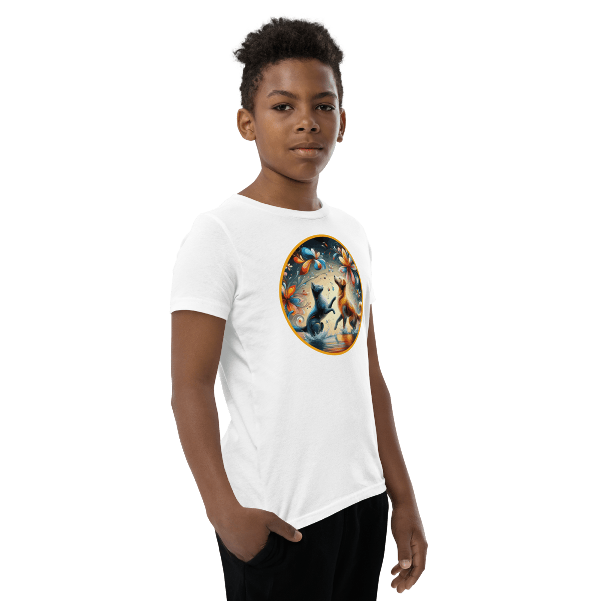 Paws in the Rain - Youth Signature Tee - Youth Tee - Speak Up 4 Paws