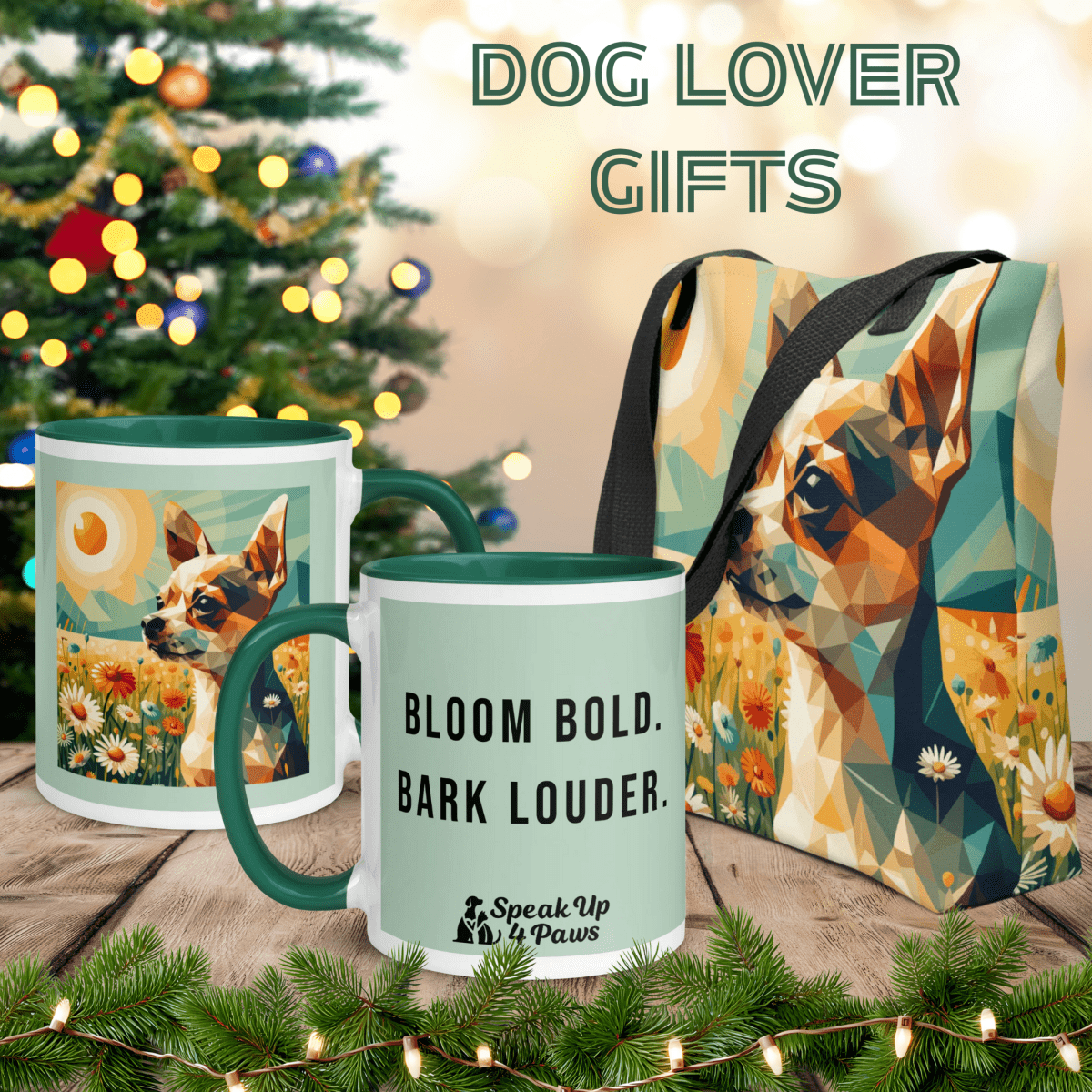 Dog Lover Holiday Gifts - Speak Up 4 Paws