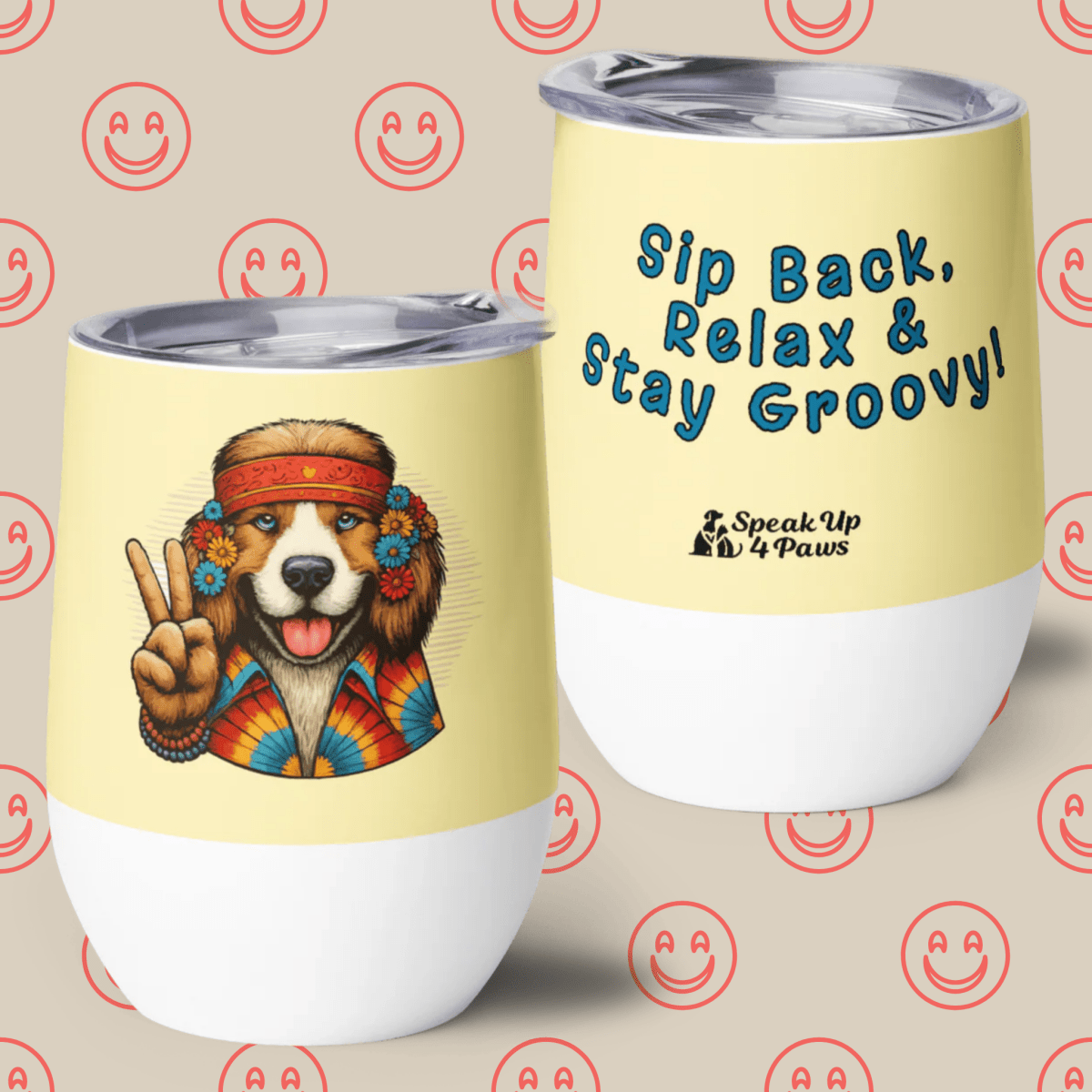 Pawfect Vino Tumbler - Speak Up 4 Paws