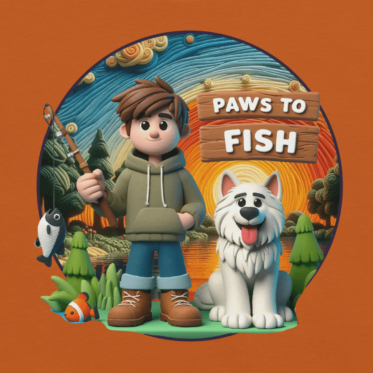 Best Fur-Ever Buddies: Boy and Dog Love with Paws to Fish – Speak Up 4 Paws