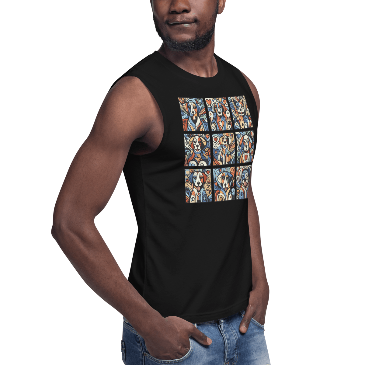 Men’s Muscle Shirts - Speak Up 4 Paws