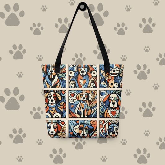 Artful Canines Everyday Bag - Inspired by Matisse - AOP Tote Bag - Speak Up 4 Paws