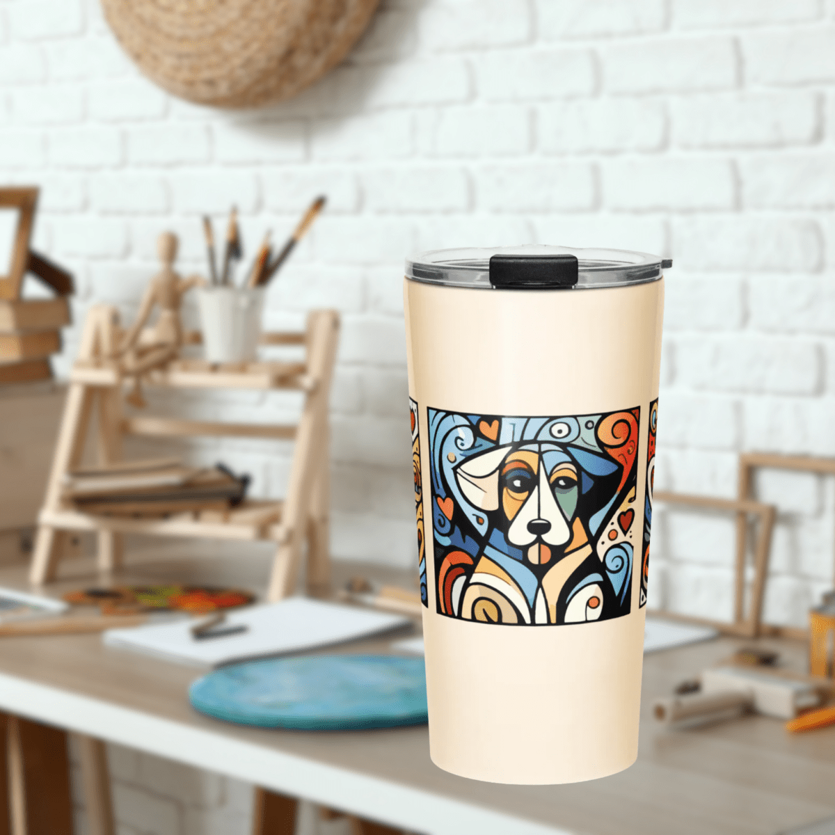 Artful Trio - Tumbler - Tapered Tumbler - Speak Up 4 Paws